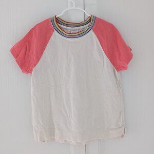 Hanna Andersson color block tee size 10